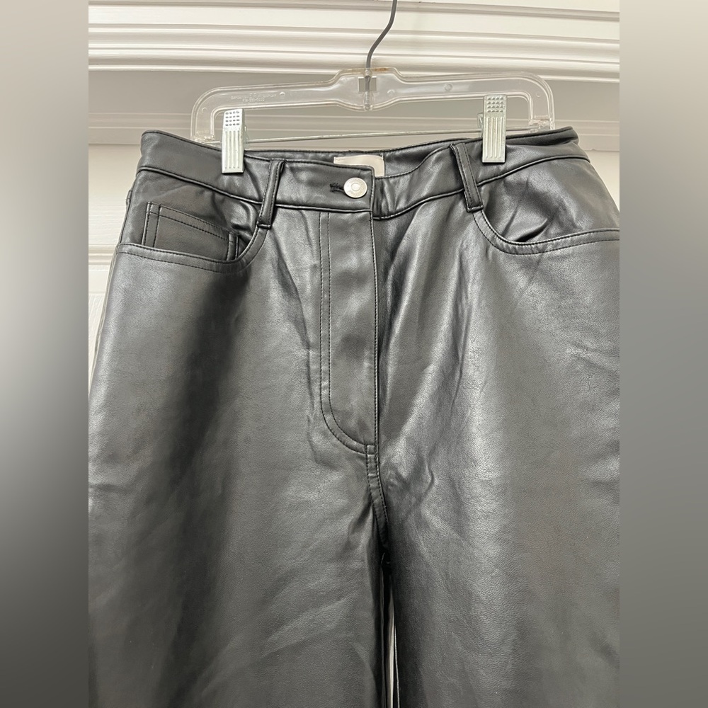 Wilfred faux leather ladies small Black Pants - Picture 4 of 9